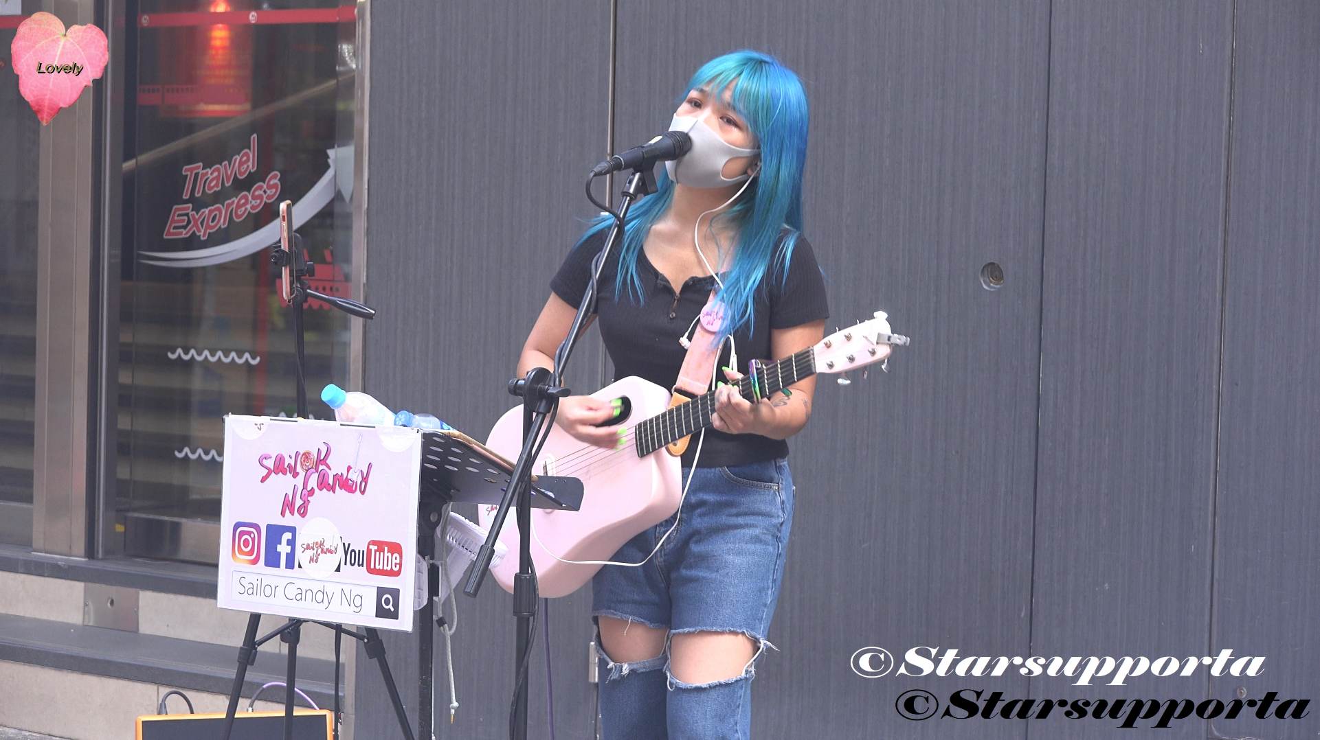 20210616 Sailor Candy Ng @ 街頭 Busking @ 香港旺角西洋菜街